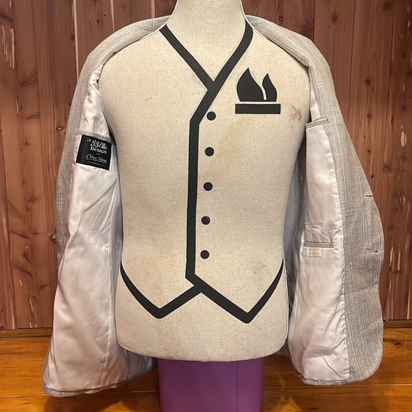 Vintage Tweed 2 Button Wool Blazer 36R - Picture 6 of 8